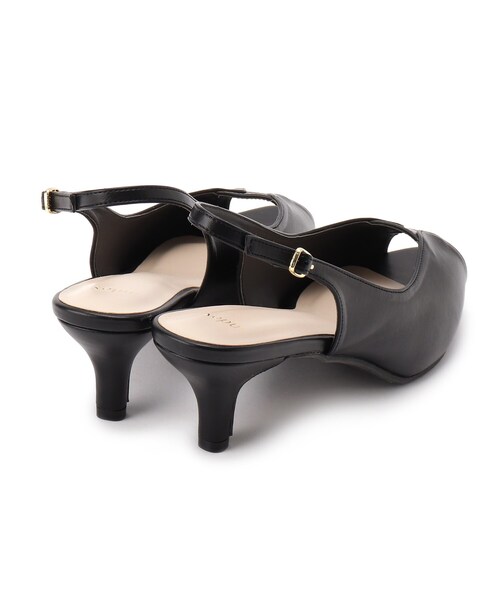 index（インデックス）の「◆オープントゥバックストラップサンダル（サンダル・レディース・ライトグレー/ブラック・03/01/02）」の5枚目の写真