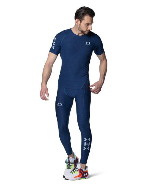 UNDER ARMOUR（アンダーアーマー）の「UAヒートギアアーマー レギンス ノベルティ（トレーニング/メンズ）（レギンス/スパッツ・メンズ・グレー/ネイビー/ブラック・XXL/S/3XL/M/L/XL）」の9枚目の写真