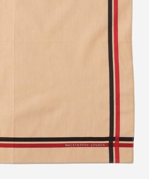 MACKINTOSH LONDON（マッキントッシュ ロンドン）の「先染めハウスカラーストライプハンカチ（ハンカチ/ハンドタオル・メンズ・オフホワイト/ベージュ系その他・FREE）」の4枚目の写真