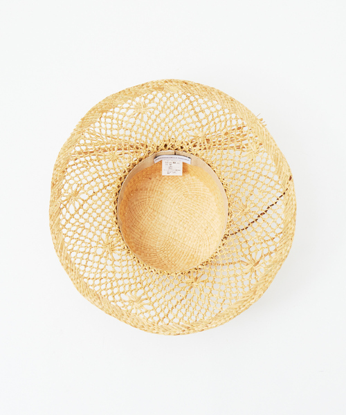 Rouge vif（ルージュヴィフ）の「Paesagguo Della Toscana ラフィアハット（ハット・レディース・ベージュ・フリー）」の6枚目の写真