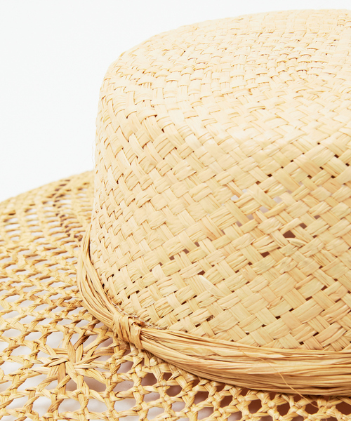 Rouge vif（ルージュヴィフ）の「Paesagguo Della Toscana ラフィアハット（ハット・レディース・ベージュ・フリー）」の10枚目の写真