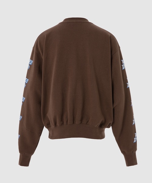 WE11DONE(ウェルダン)の「BROWN WE11DONE LOGO PARTY SWEATSHIRT(スウェット・メンズ・ブラウン・S/XS)」の3枚目の写真