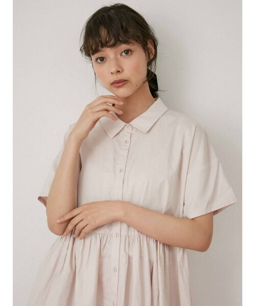 merry jenny(メリージェニー)の「2wayレースカラーミニワンピース 半袖(ワンピース・レディース・ライトブルー/オフホワイト/ピンク・FREE)」の21枚目の写真