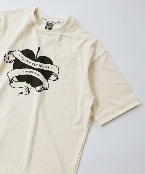 NUMBER (9)INE APPLE OVER T-SHIRT（Tシャツ/カットソー