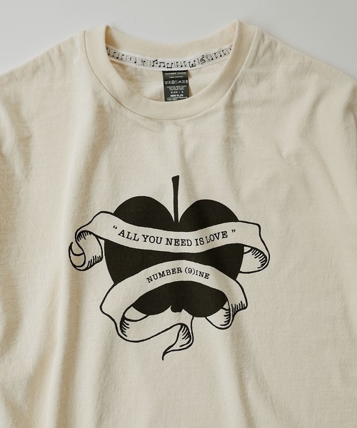 NUMBER (9)INE APPLE OVER T-SHIRT（Tシャツ/カットソー