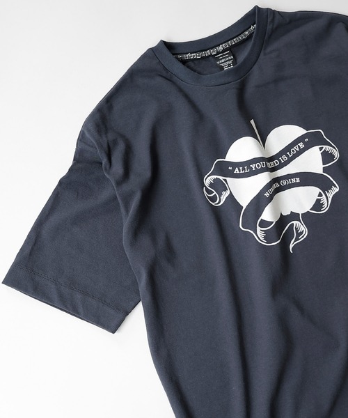 NUMBER (N)INE(ナンバーナイン)の「NUMBER (9)INE APPLE OVER T-SHIRT(Tシャツ/カットソー・メンズ・ホワイト/ネイビー/アイボリー・2/4/3)」の6枚目の写真