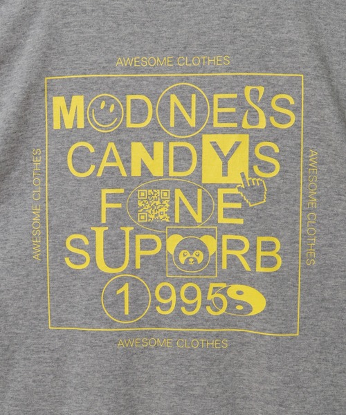 Candy Stripper（キャンディストリッパー）の「MADNESS CANDY L/S Tシャツ（Tシャツ/カットソー・レディース・ブラック/ヘザーグレー/オフホワイト・2）」の14枚目の写真
