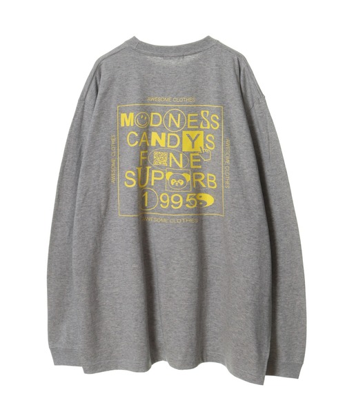 Candy Stripper（キャンディストリッパー）の「MADNESS CANDY L/S Tシャツ（Tシャツ/カットソー・レディース・ブラック/ヘザーグレー/オフホワイト・2）」の9枚目の写真