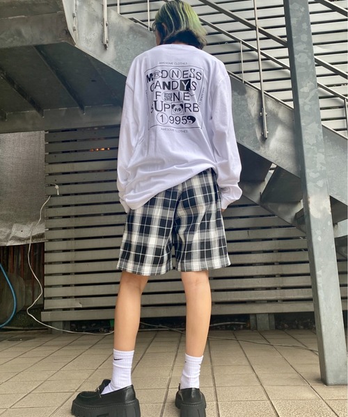 Candy Stripper（キャンディストリッパー）の「MADNESS CANDY L/S Tシャツ（Tシャツ/カットソー・レディース・ブラック/ヘザーグレー/オフホワイト・2）」の17枚目の写真