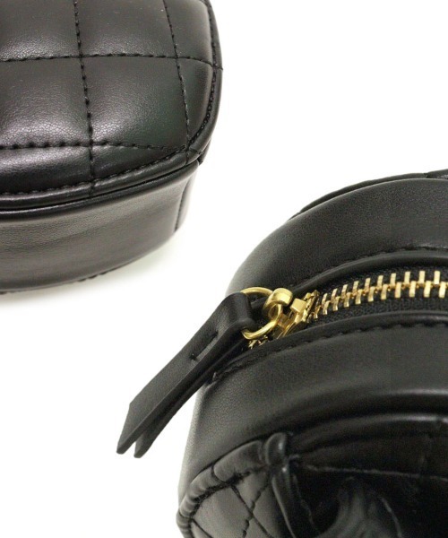 DONOBAN（ドノバン）の「キルティングハートチェーンバッグ（ショルダーバッグ・レディース・ホワイト/ブラック/ライトグリーン・F）」の17枚目の写真