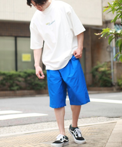 WESTSEA（ウエストシー）の「ワンタック ワイドショーツ/ひざ下丈 ショートパンツ（その他パンツ・メンズ・ブラック/ダークグリーン/レッド/アイボリー/ロイヤルブルー・M/L）」の14枚目の写真