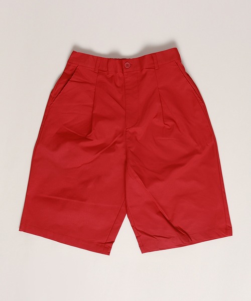 WESTSEA（ウエストシー）の「ワンタック ワイドショーツ/ひざ下丈 ショートパンツ（その他パンツ・メンズ・ブラック/ダークグリーン/レッド/アイボリー/ロイヤルブルー・M/L）」の8枚目の写真