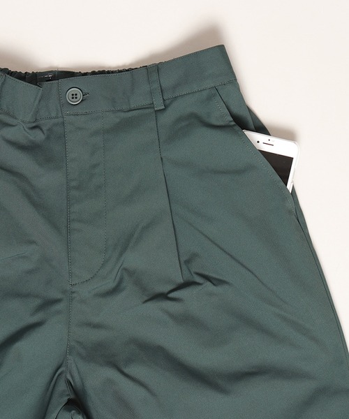 WESTSEA（ウエストシー）の「ワンタック ワイドショーツ/ひざ下丈 ショートパンツ（その他パンツ・メンズ・ブラック/ダークグリーン/レッド/アイボリー/ロイヤルブルー・M/L）」の18枚目の写真