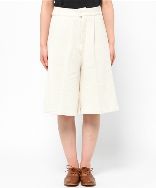 CIAOPANIC（チャオパニック）の「【Ciaopanic】　BIG鹿の子キュロット（その他パンツ・レディース・オフホワイト/ネイビー・FREE）」の7枚目の写真