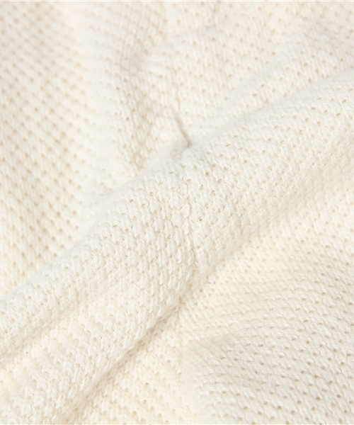 CIAOPANIC（チャオパニック）の「【Ciaopanic】　BIG鹿の子キュロット（その他パンツ・レディース・オフホワイト/ネイビー・FREE）」の6枚目の写真