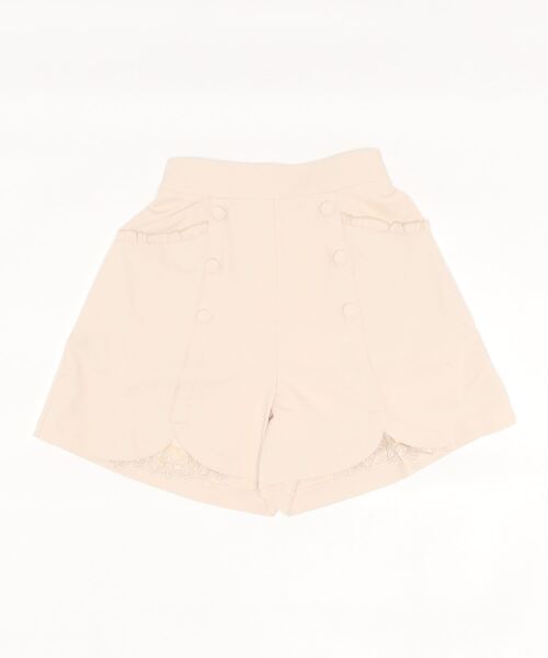 axes femme POETIQUE(アクシーズファムポエティック)の「チューリップヘムショートPT(その他パンツ・レディース・ブラック/ベージュ/グレイッシュベージュ・MEDIUM)」の6枚目の写真