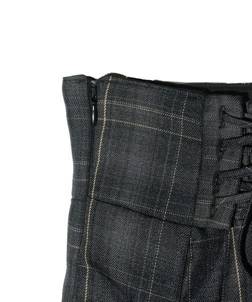 NOMAE（ノーマエ）の「BACKレースアップフレアスカート（スカート・レディース・ブラック/ブラウン/グレー/ダークブルー・FREE）」の19枚目の写真