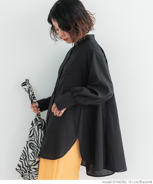 coca(coca)(コカ)の「ハンサムシャツ(シャツ/ブラウス・レディース・ブラック/ホワイト・M/L)」の9枚目の写真