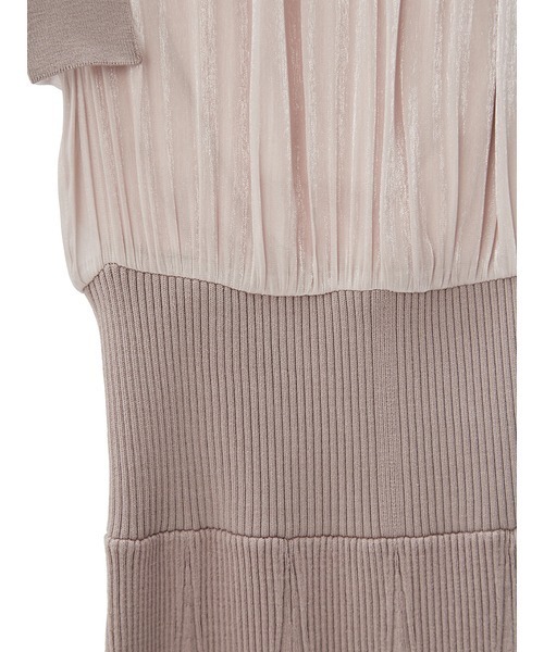 FRAY I.D（フレイアイディー）の「マーメイドニットコンビワンピース