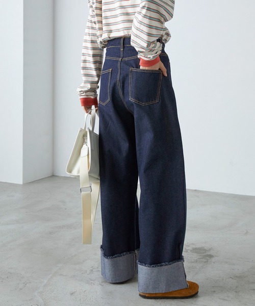 Lee WAREHOUSE デニムパンツ ターンバック Lee（リー） ジーンズ デニム デニムパンツ 「SHIPS any別注」Lee