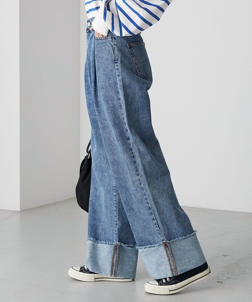 よっし ハイツイストデニム ストレートパンツ | GALERIE VIE (Women