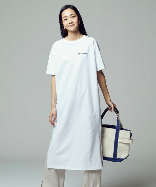 セール ブランド古着 Tシャツワンピース ワンピース Champion チャンピオン のファッション通販 Zozoused