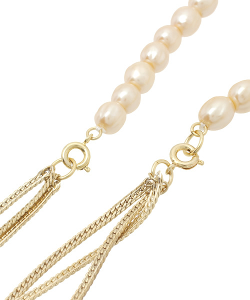 FIGARO Paris（フィガロパリ）の「◇GREN Pearl chain 2Way ネックレス（ネックレス・レディース・ホワイト系その他・FREE）」の4枚目の写真