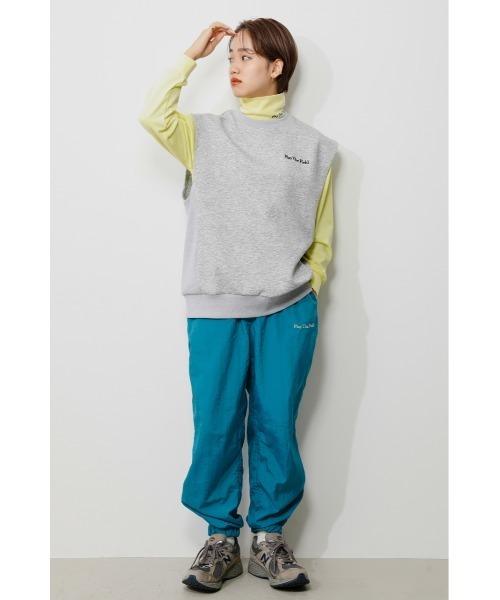 RODEO CROWNS WIDE BOWL（ロデオクラウンズワイドボウル）の「Field sw vest（ベスト・レディース・ピンク/ターコイズブルー/グレー×ホワイト・FREE）」の15枚目の写真