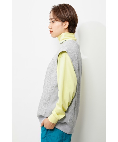 RODEO CROWNS WIDE BOWL（ロデオクラウンズワイドボウル）の「Field sw vest（ベスト・レディース・ピンク/ターコイズブルー/グレー×ホワイト・FREE）」の7枚目の写真