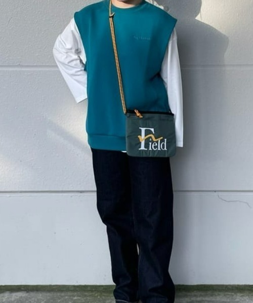 RODEO CROWNS WIDE BOWL（ロデオクラウンズワイドボウル）の「Field sw vest（ベスト・レディース・ピンク/ターコイズブルー/グレー×ホワイト・FREE）」の22枚目の写真