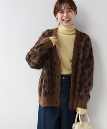 JOURNAL STANDARD relume（ジャーナルスタンダード　レリューム）の「《追加》モヘヤミックスレオパードカーディガン（カーディガン/ボレロ）」