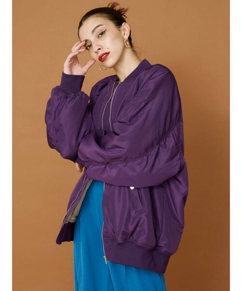 注目ブランドのギフト EVRIS（エヴリス）の「オーバーサイズMA-1（MA-1）」 WEAR - ジャケット・アウター