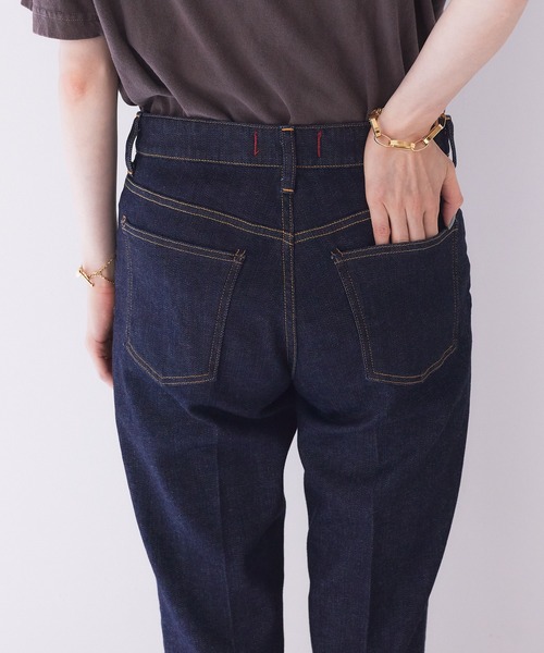 RED CARD TOKYO(レッドカード)の「【RED CARD TOKYO/レッドカードトーキョー】 別注 Marmalade Midriseフレアデニム(デニムパンツ・レディース・インディゴブルー・23/24/25/21/22)」の4枚目の写真