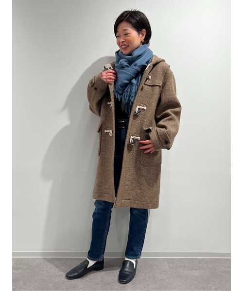 human woman(ヒューマンウーマン)の「◆ウールツイードダッフルコート(ダッフルコート・レディース・ブラウン/ホワイト系その他・MEDIUM)」の22枚目の写真