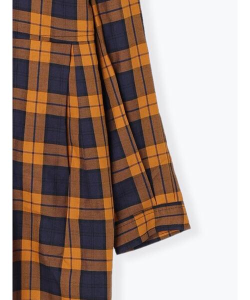 sm2rhythm（サマンサモスモスリズム）の「チェックワンピース（ワンピース・レディース・パープル/オレンジ/グリーン・ﾌﾘ-）」の11枚目の写真