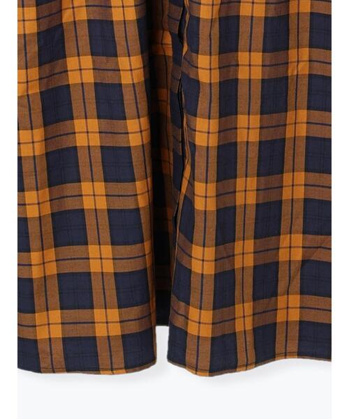 sm2rhythm（サマンサモスモスリズム）の「チェックワンピース（ワンピース・レディース・パープル/オレンジ/グリーン・ﾌﾘ-）」の12枚目の写真