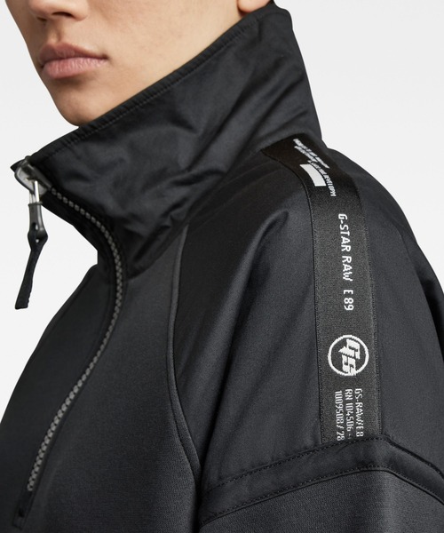 G-STAR(ジースター)の「TAPE LOOSE SWEAT DRESS/テープロゴオーバーサイズスウェットワンピース(ワンピース・レディース・ブラック系その他・SMALL/X-SMALL/MEDIUM)」の4枚目の写真