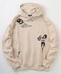 VOLCOM（ボルコム）の「【VOLCOM/ボルコム】BOB MOLLEMA コラボ デザイン プリントプルパーカー/フーディー/裏起毛（パーカー・メンズ）」