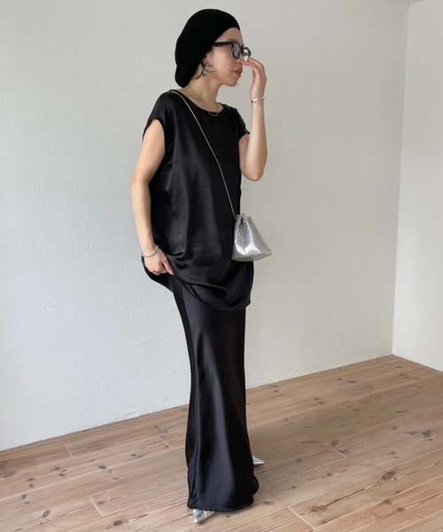 wee9s（ウィークス）の「daily daily knit beret / デイリーデイリーニットベレー帽（ハンチング/ベレー帽・レディース・グレー/ブラック/アイボリー/ダークグレー/ベビーピンク・FREE）」の15枚目の写真