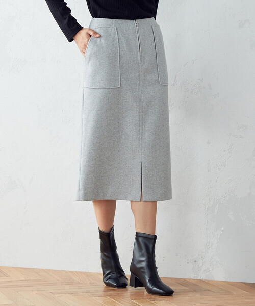 COMME CA ISM(コムサイズム)の「タイトスカート(スカート・レディース・グレー/ブラック・X-LARGE/X-SMALL/MEDIUM/SMALL/LARGE)」の1枚目の写真