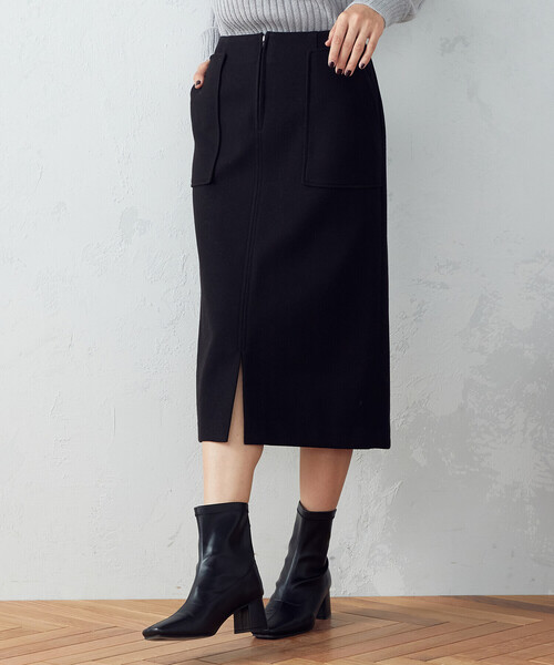 COMME CA ISM(コムサイズム)の「タイトスカート(スカート・レディース・グレー/ブラック・X-LARGE/X-SMALL/MEDIUM/SMALL/LARGE)」の2枚目の写真