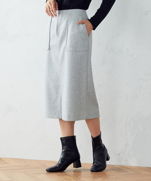 COMME CA ISM(コムサイズム)の「タイトスカート(スカート・レディース・グレー/ブラック・X-LARGE/X-SMALL/MEDIUM/SMALL/LARGE)」の5枚目の写真