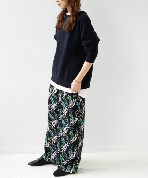 JOURNAL STANDARD relume（ジャーナルスタンダード　レリューム）の「《WEB限定追加2》ラムナイロン天竺編み2WAYカーディガン（カーディガン/ボレロ・レディース・チャコールグレー/ネイビー・FREE）」の20枚目の写真