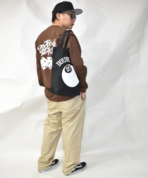 DOUBLE STEAL（ダブルスティール）の「DS ball tote bag（トートバッグ・メンズ・ブラック・FREE）」の8枚目の写真