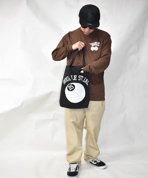 DOUBLE STEAL（ダブルスティール）の「DS ball tote bag（トートバッグ・メンズ・ブラック・FREE）」の10枚目の写真