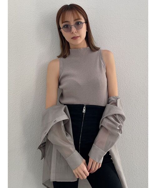 GYDA（ジェイダ）の「メタルリムクリアサングラス（サングラス・レディース・クリア/ブラック・FREE）」の7枚目の写真