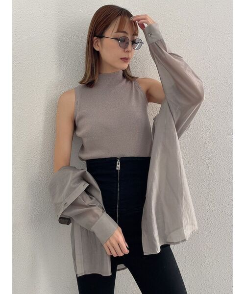 GYDA（ジェイダ）の「メタルリムクリアサングラス（サングラス・レディース・クリア/ブラック・FREE）」の8枚目の写真