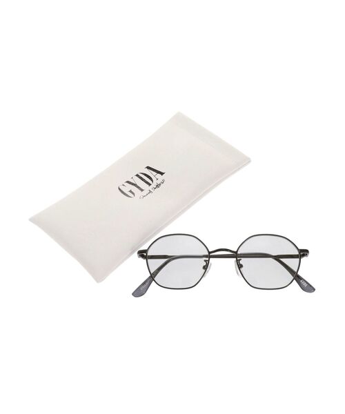 GYDA（ジェイダ）の「メタルリムクリアサングラス（サングラス・レディース・クリア/ブラック・FREE）」の5枚目の写真