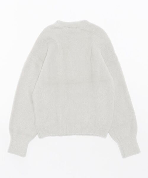 Off-White アイボリー ニットセーター 長袖 Te chichi（テチチ）の「ナイロンシャギーニットプルオーバー（ニット