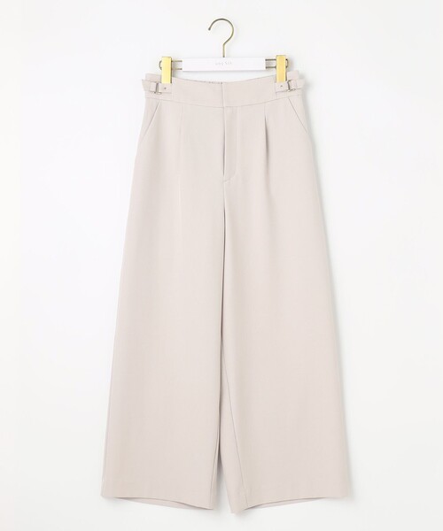 【セール】【洗える】ベルトポイントワイド パンツ（その他パンツ）｜any SiS（エニィスィス）